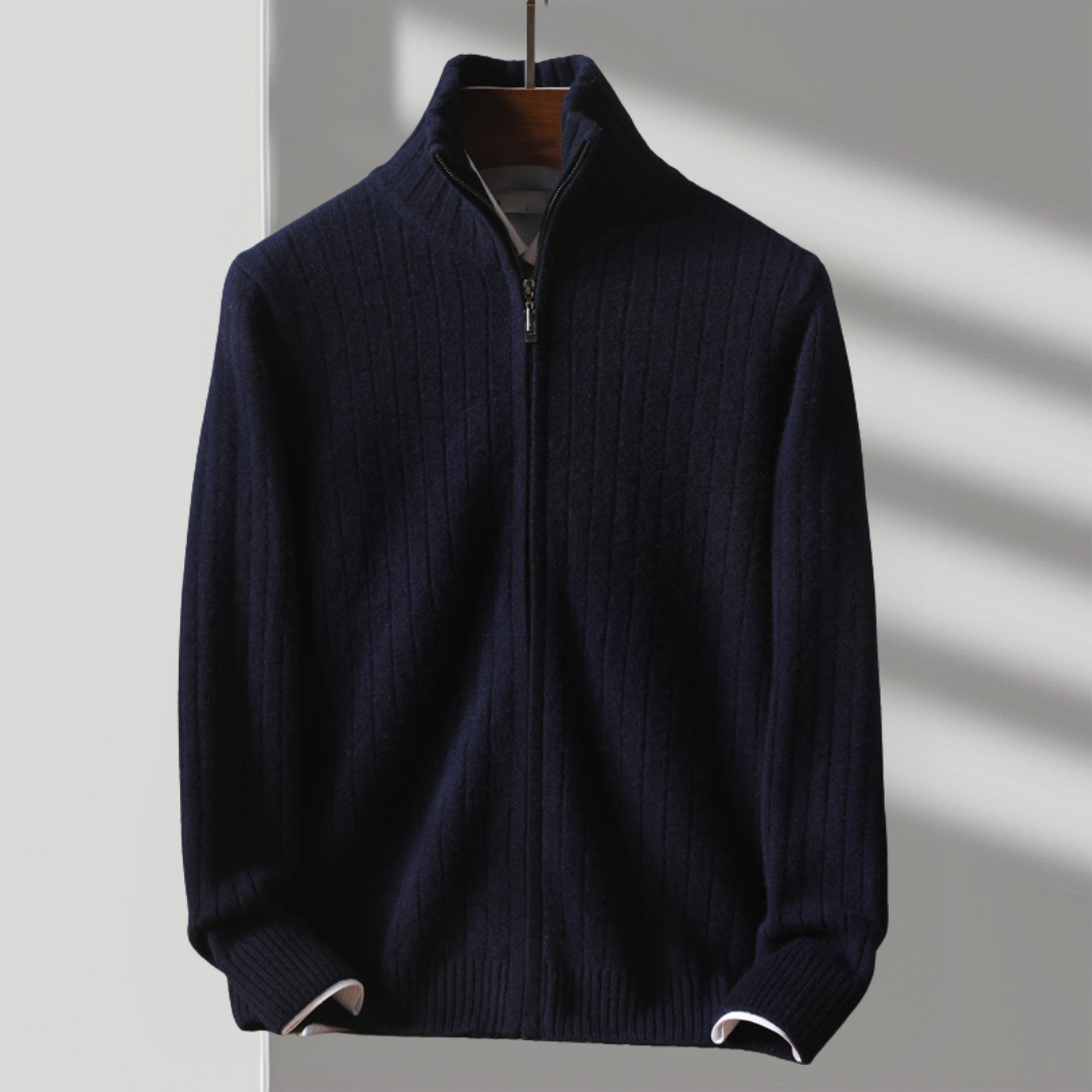 Sebastian | Knitted Merino Wool Jacket