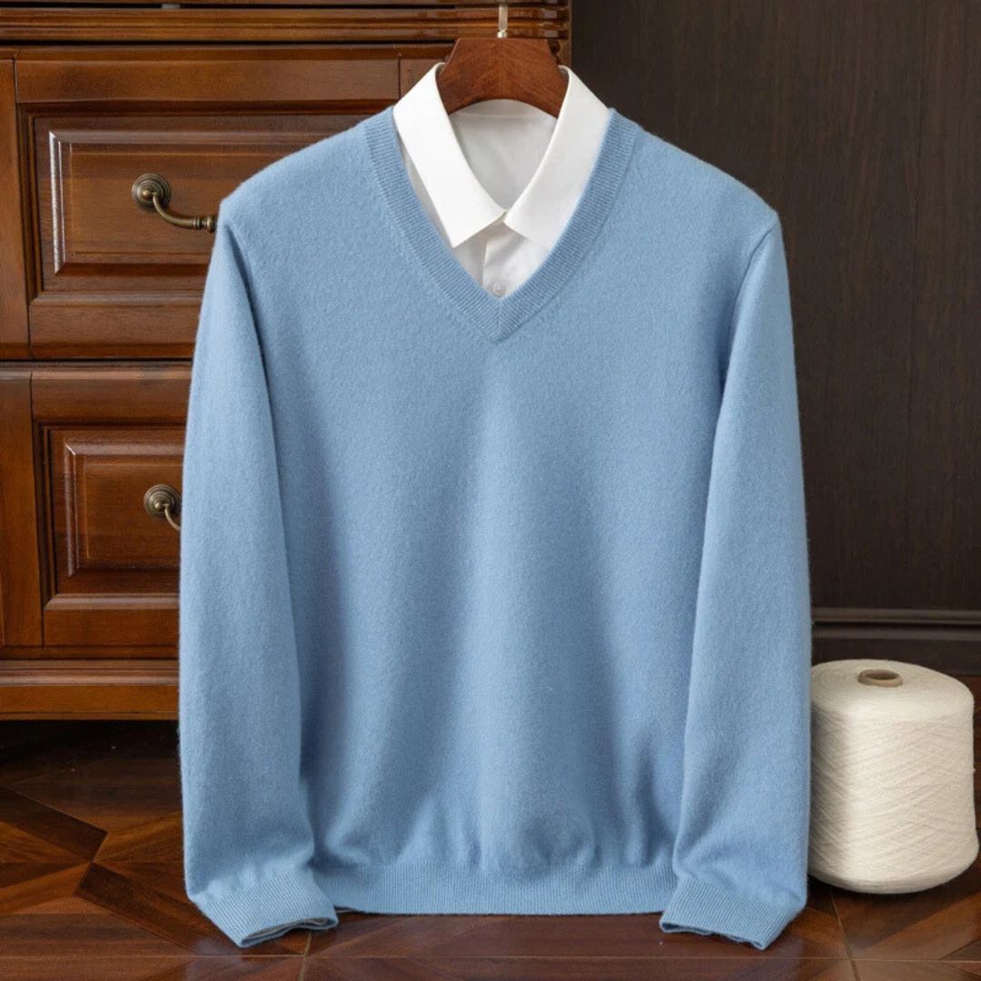 Olympia Merino V-Neck Sweater