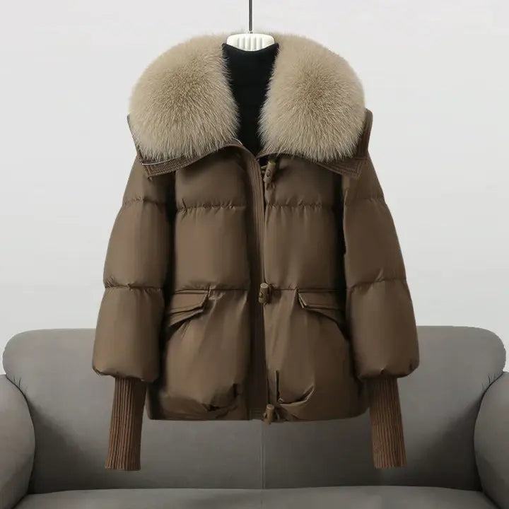 HANNAH | Luxurious Winter Jacket with Faux Fur Collar