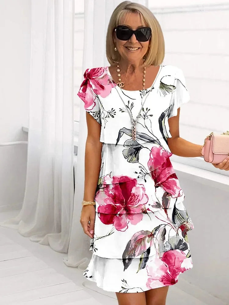 Emilie – Elegant Maxi Dress with Flowers