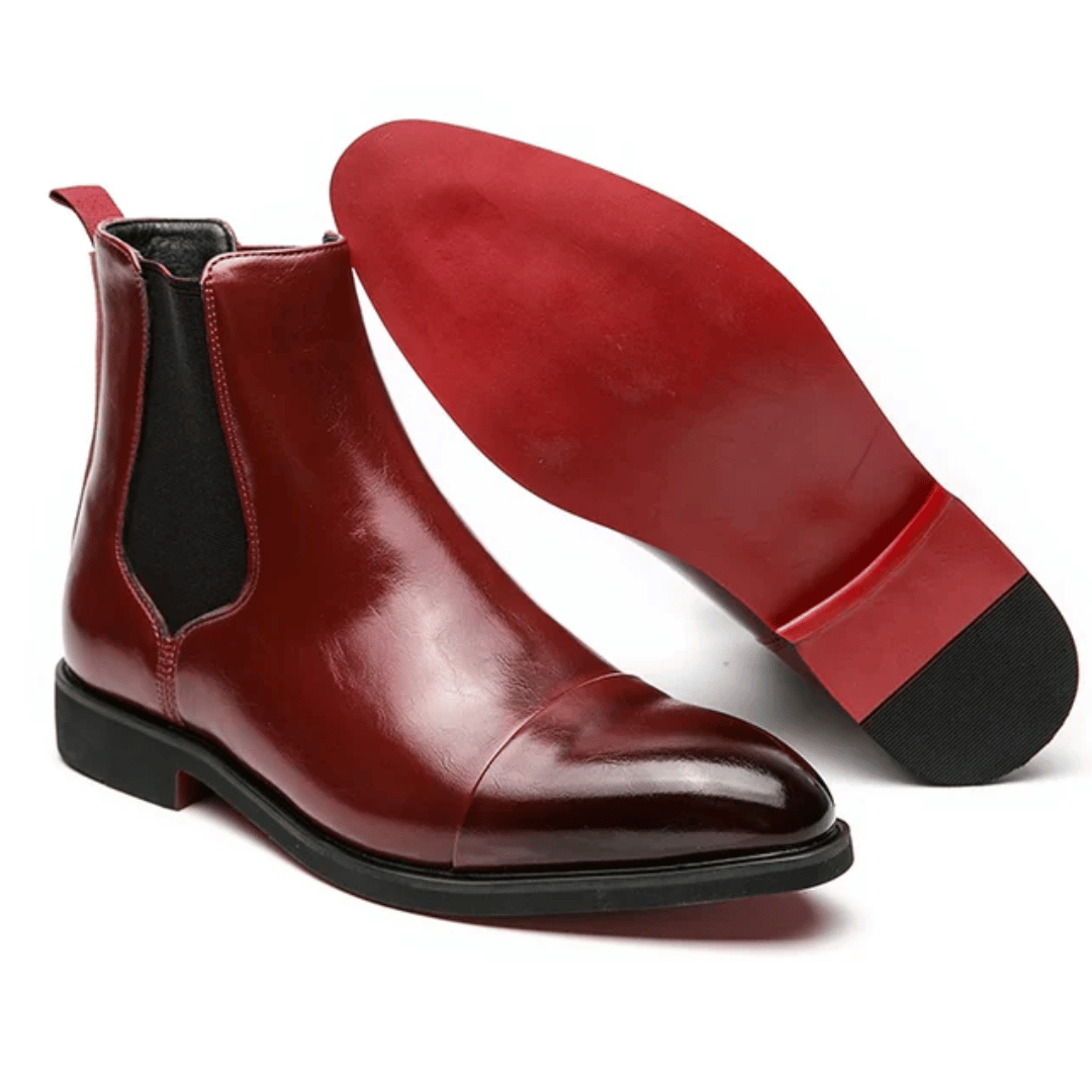 Matteo Donato Premium Leather Chelsea Boots