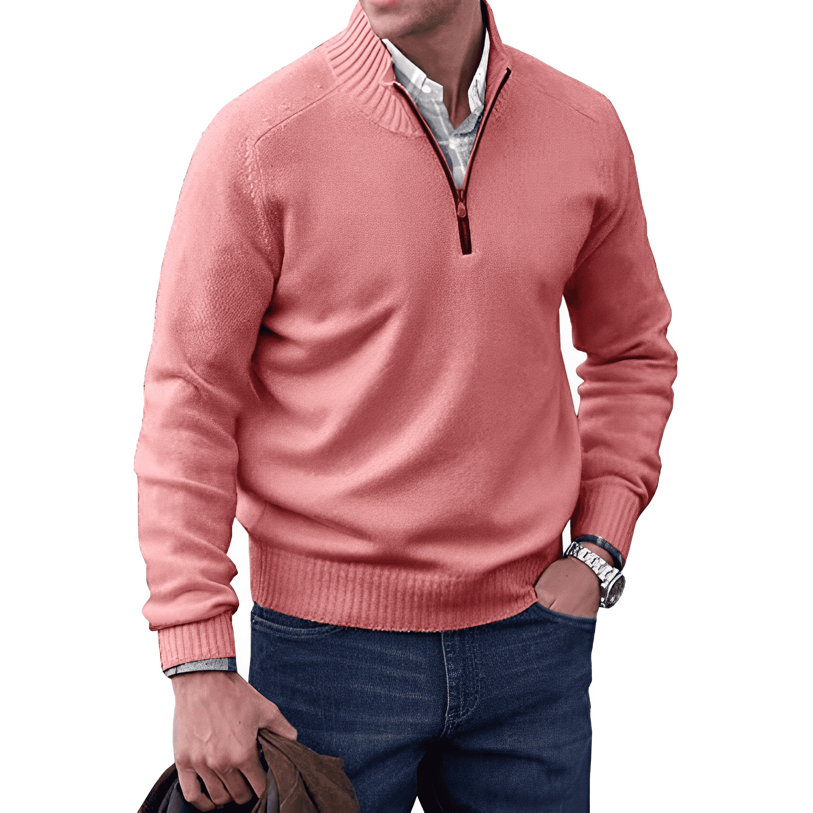 Mario™ | The Elegant Zip Sweater