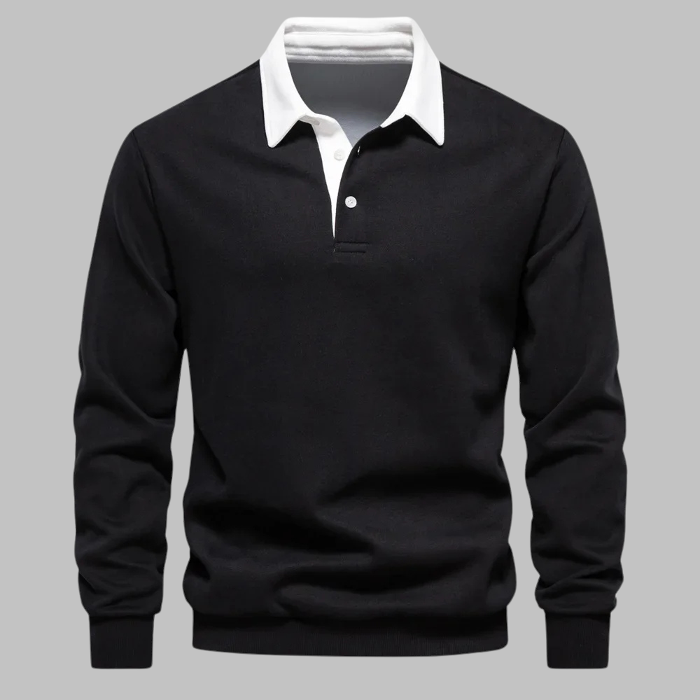 Andrew Collins Polo Collar Sweater