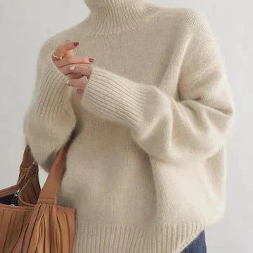 Marie | Cashmere Sweater with Roll Neck