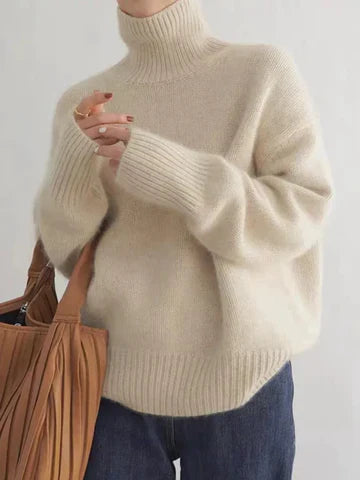 Marie | Cashmere Sweater with Roll Neck