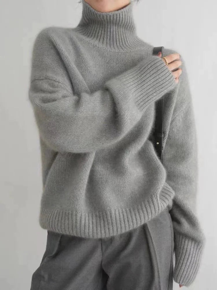 Marie | Cashmere Sweater with Roll Neck