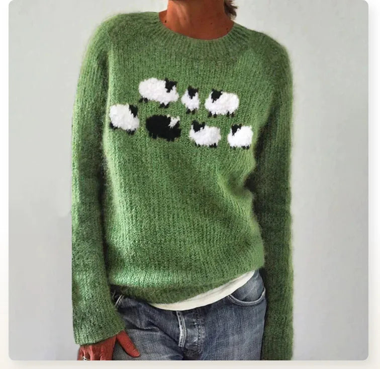 Ingrid | Knitted Wool Sweater