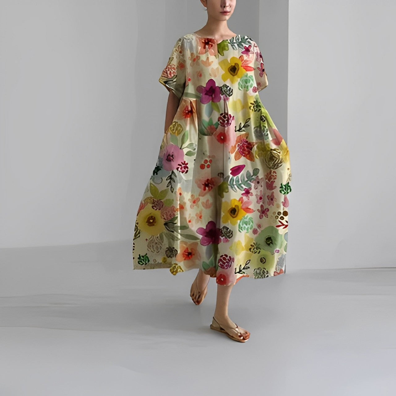 AMELIA | Floral Bohemian Dress