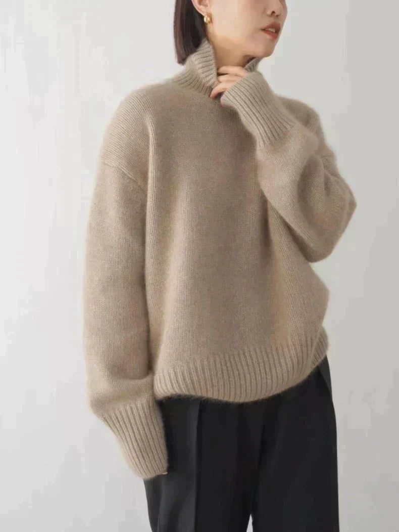 Marie | Cashmere Sweater with Roll Neck