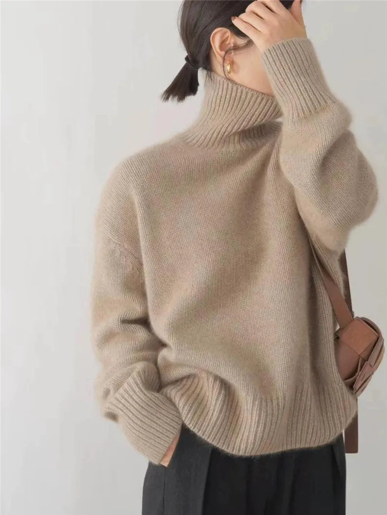 Marie | Cashmere Sweater with Roll Neck