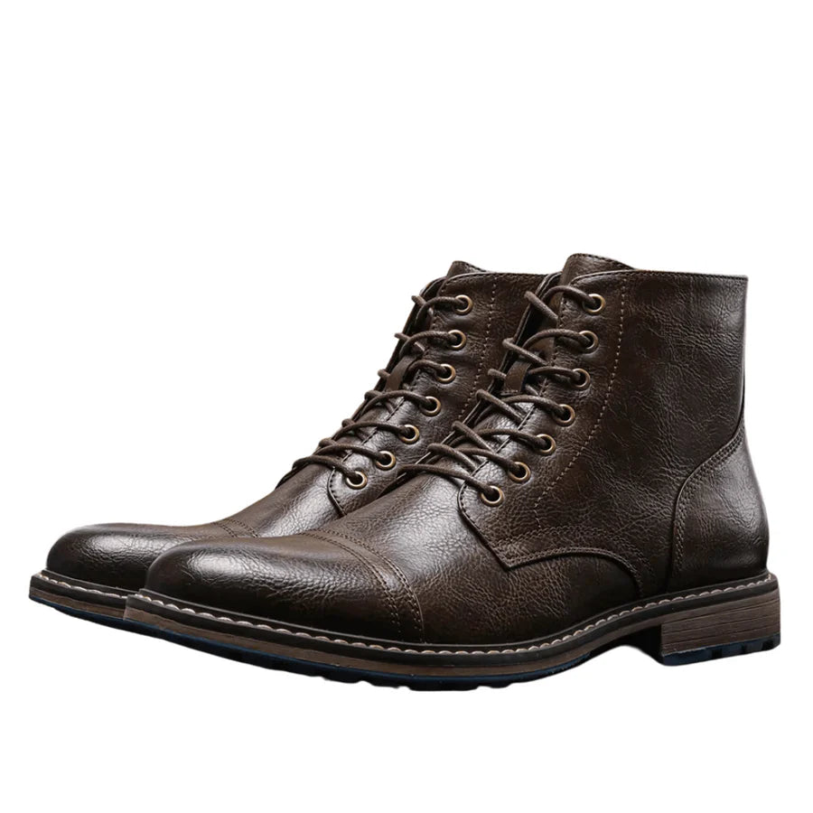 Conor | Leather Ankle Boots with Modern Style