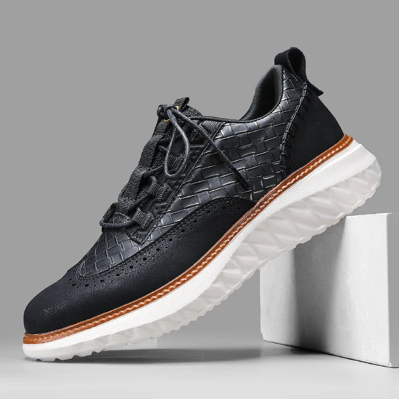 Oxford Ridge Leather Sneakers