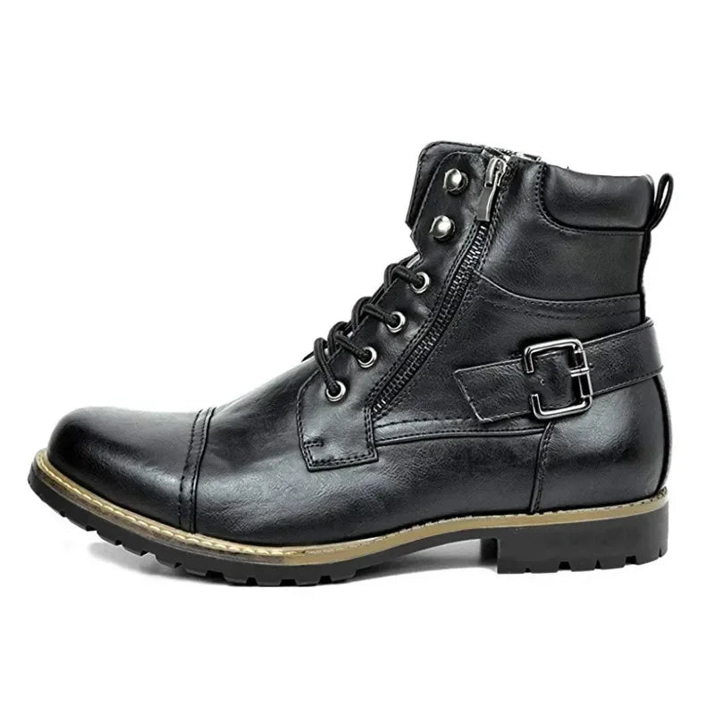 Damon | Timeless Leather Lace-Up Boots