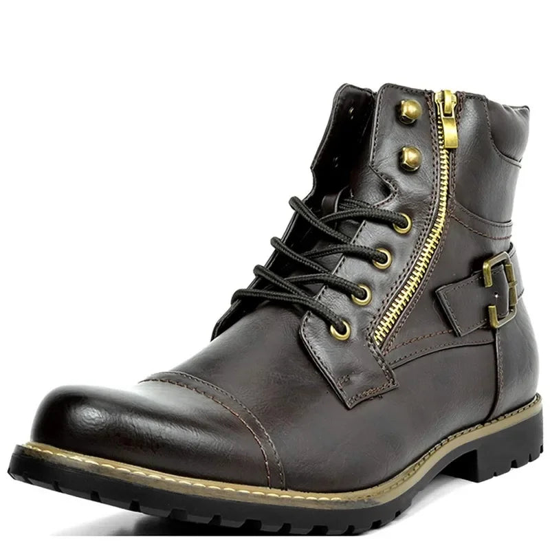 Damon | Timeless Leather Lace-Up Boots