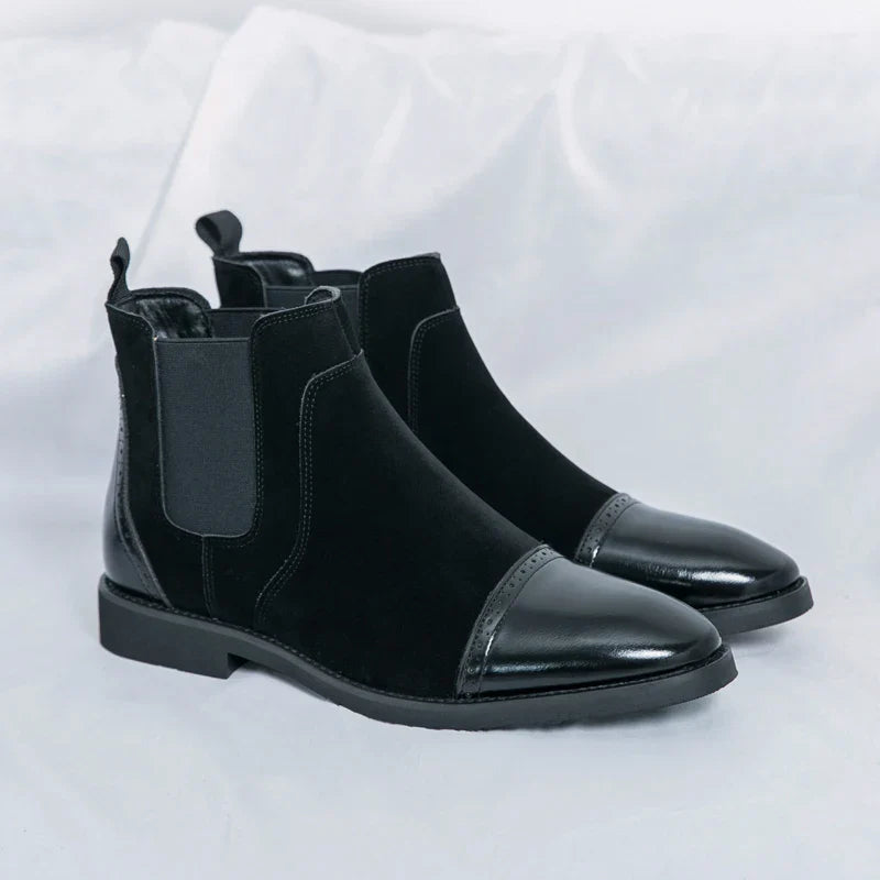 Umberto Basso Cap-Toe Chelsea Leather Boots