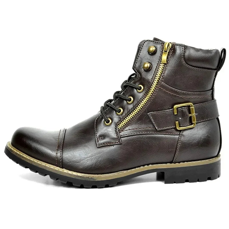 Damon | Timeless Leather Lace-Up Boots