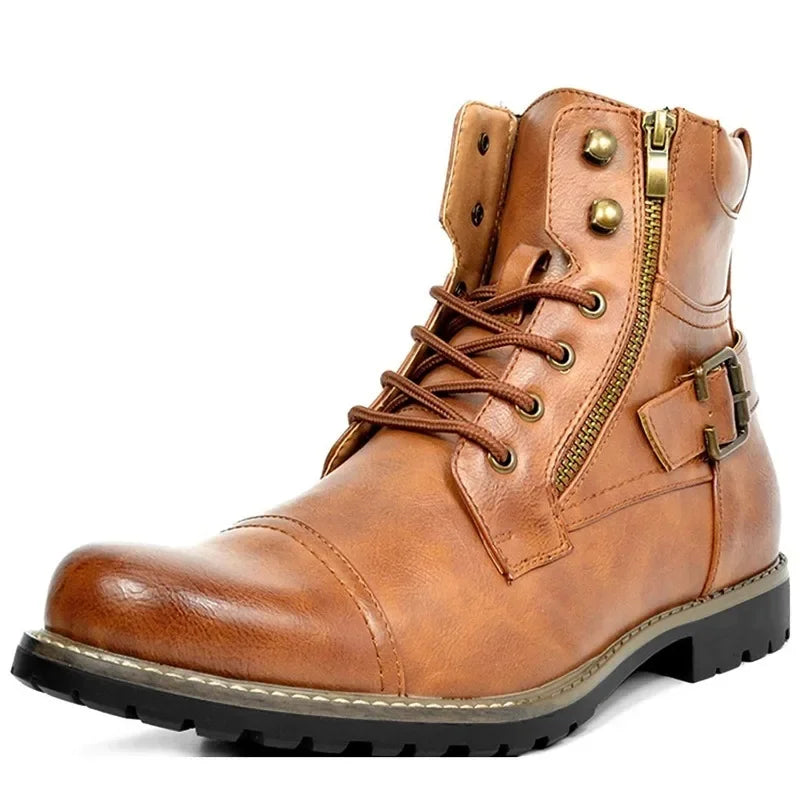 Damon | Timeless Leather Lace-Up Boots