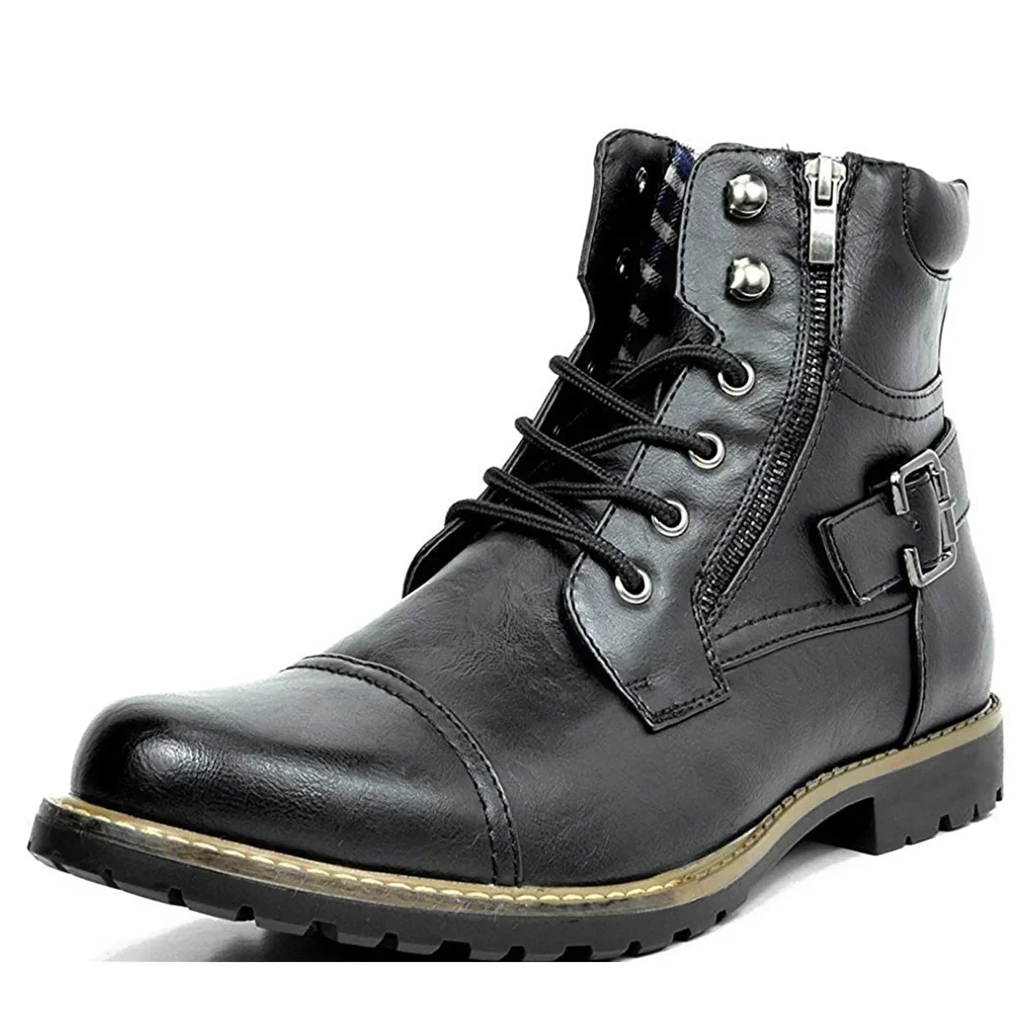 Damon | Timeless Leather Lace-Up Boots