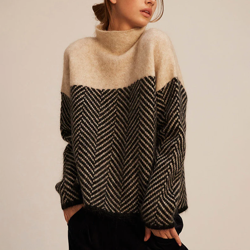 Sofie | Wool Sweater with Roll Neck