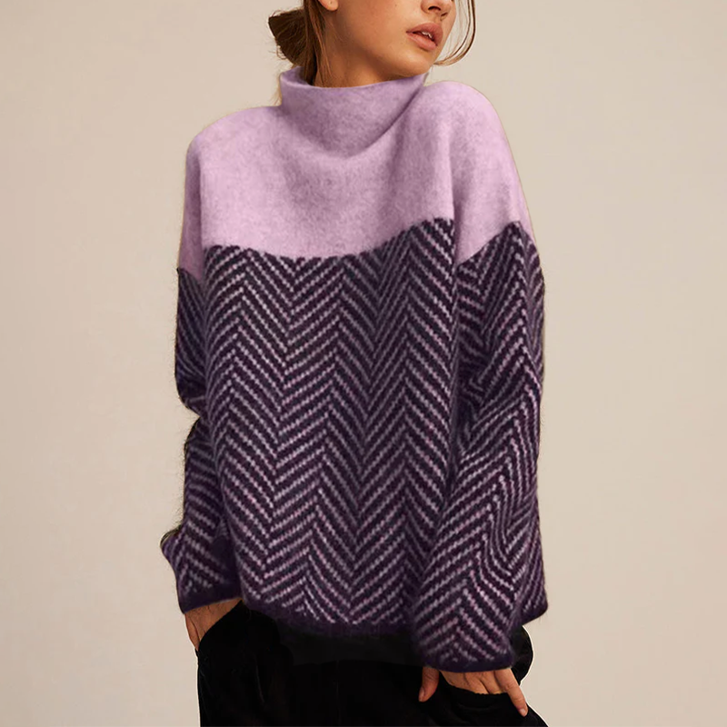 Sofie | Wool Sweater with Roll Neck