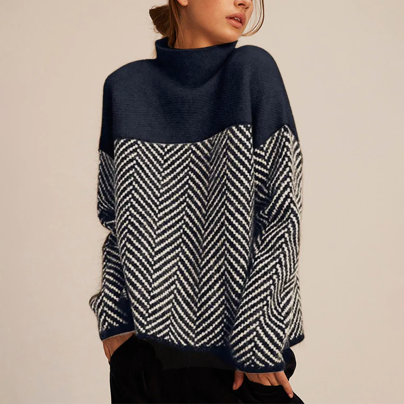 Sofie | Wool Sweater with Roll Neck