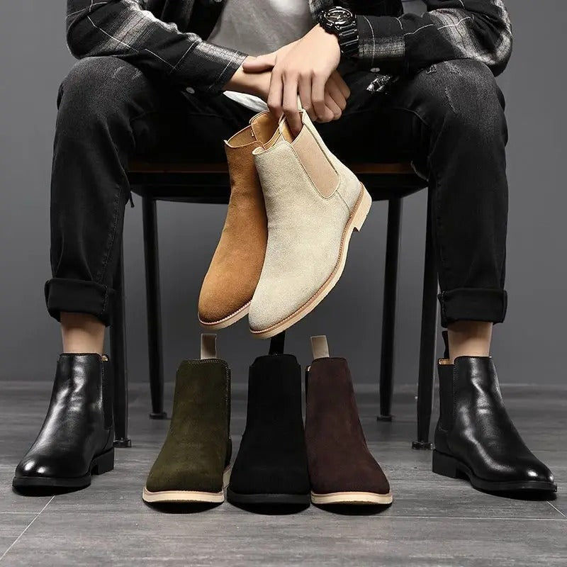 Armendo | Chelsea Boots in Suede