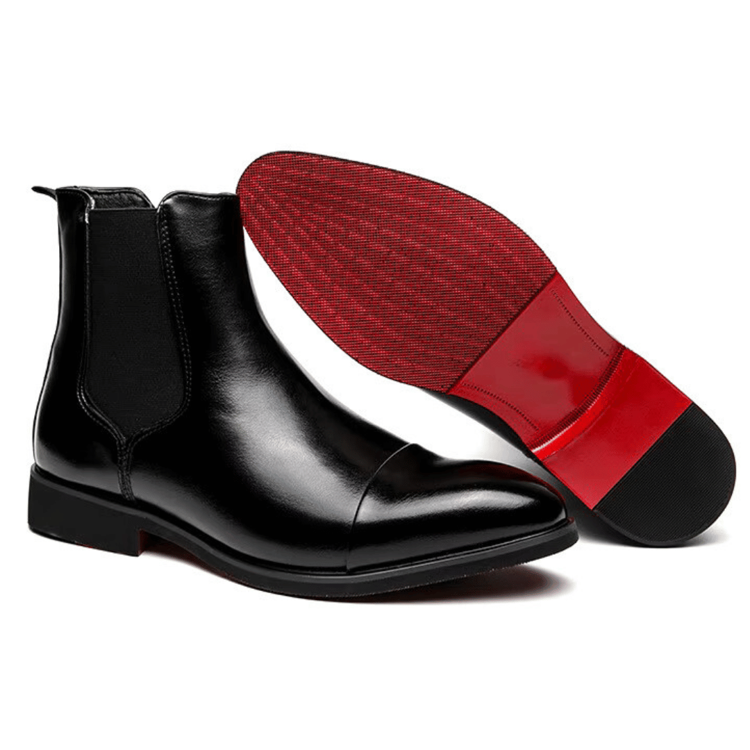 Matteo Donato Premium Leather Chelsea Boots