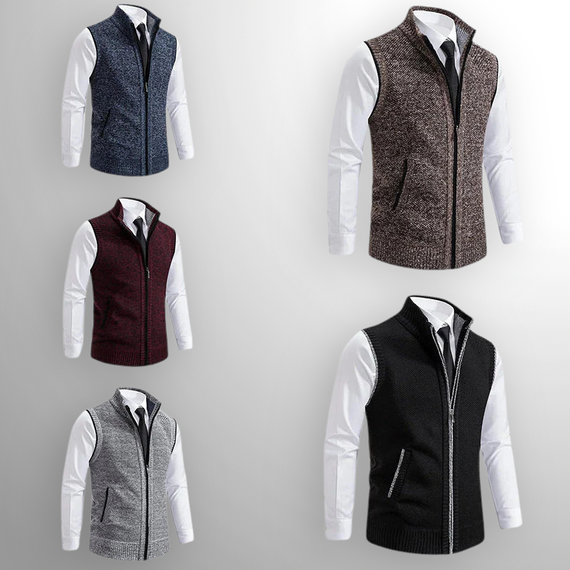 Harrison Full-Zip Sweater Vest