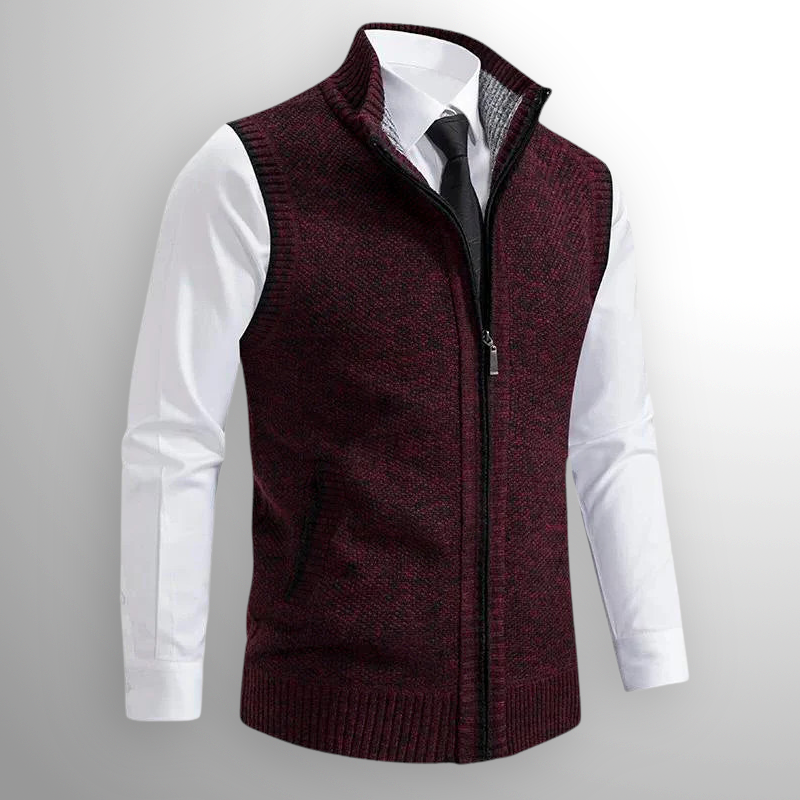 Harrison Full-Zip Sweater Vest